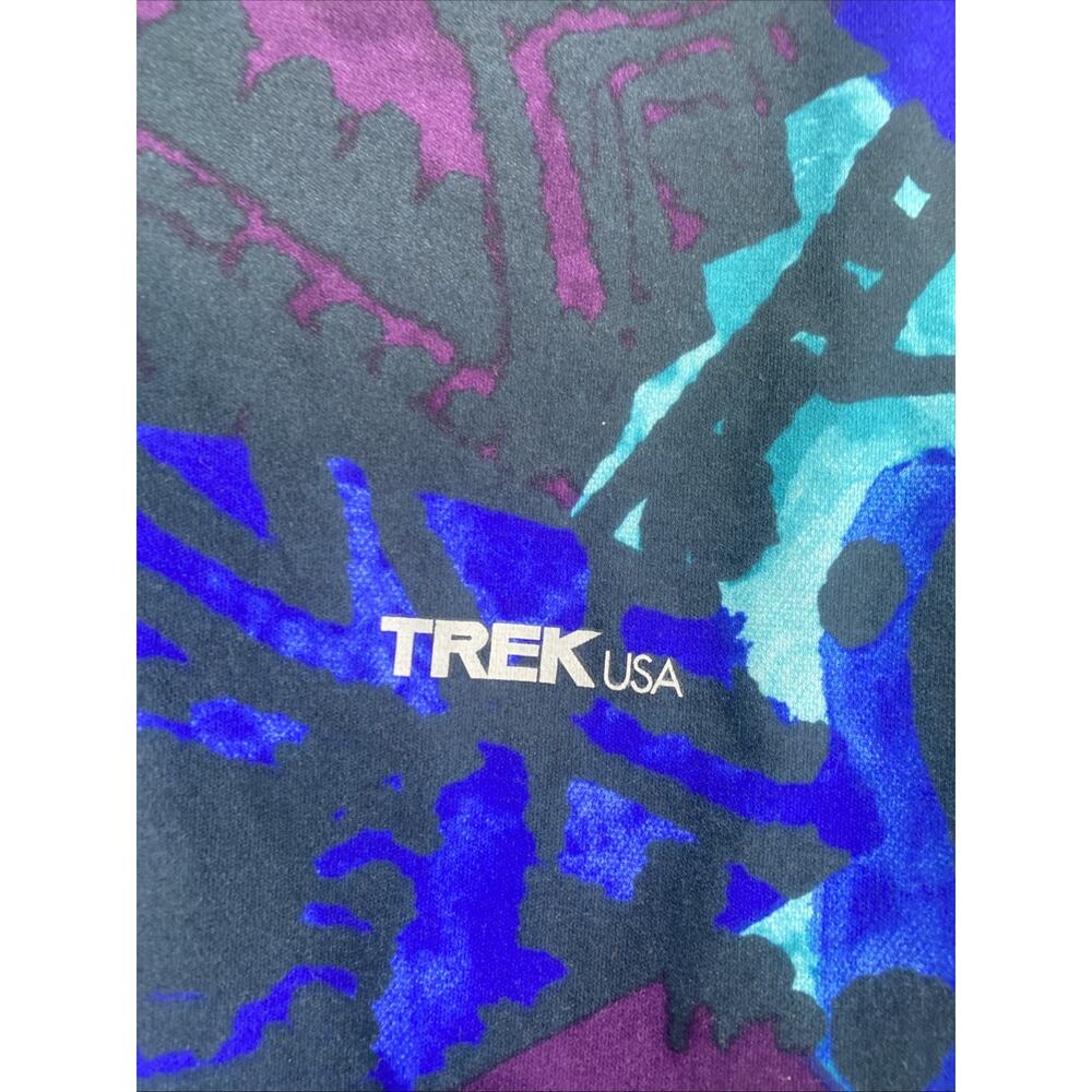 Vintage 1990s Trek Cycling Jersey Women's Mens L Made in USA Short Sleeve - Picture 2 of 9